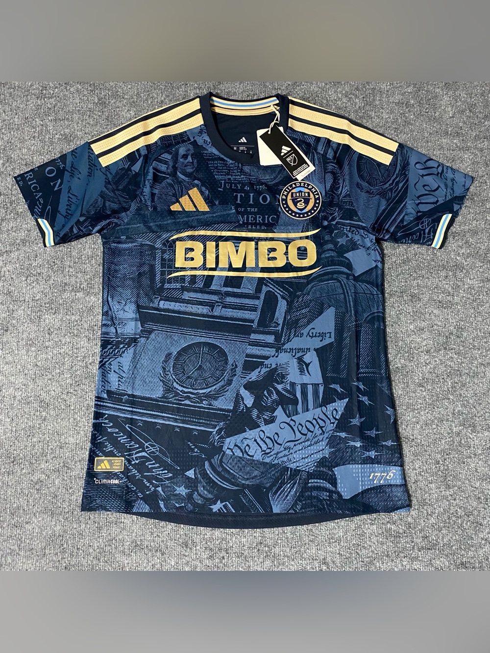 Adidas Philadelphia Union 26 27 Player On Field Jersey Mens M NWT